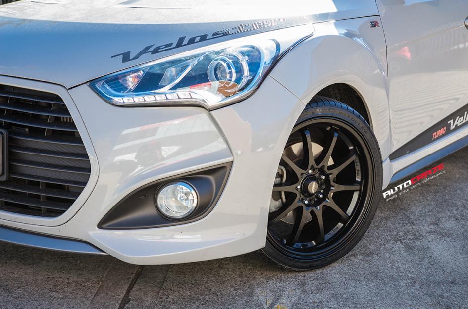 HYUNDAI VELOSTER ROTATE MATTE BLACK 